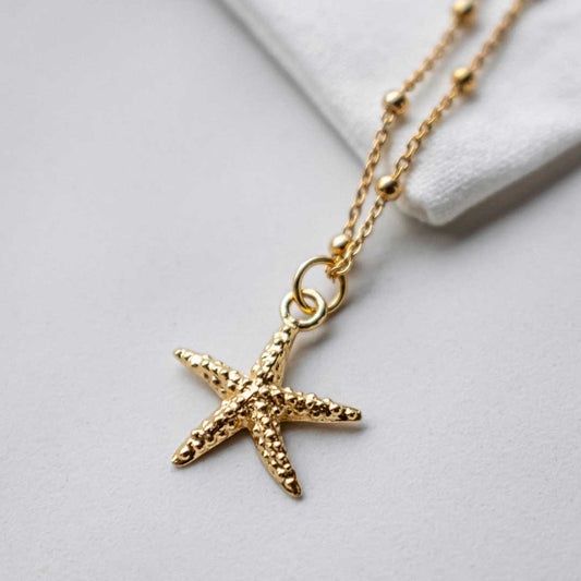 Starfish Sterling Silver Necklace
