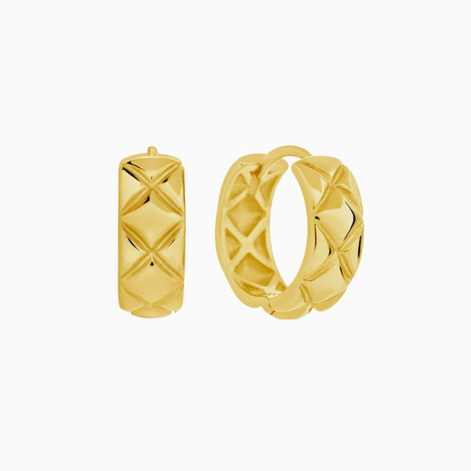 Hammered Chunky Hoops