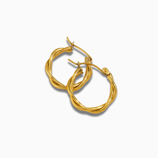 Braided Hoop Earrings