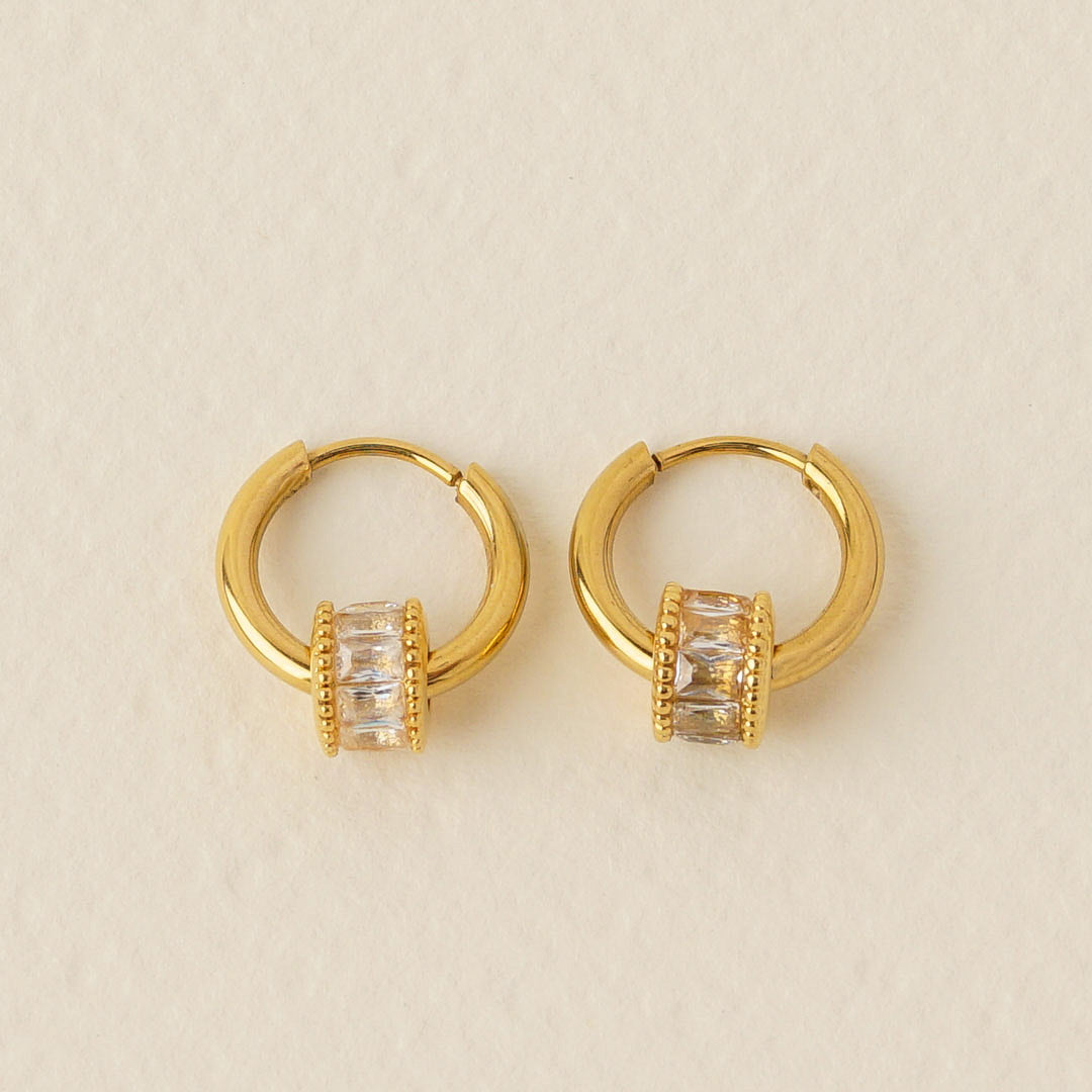 Zirconia Crystal Earrings