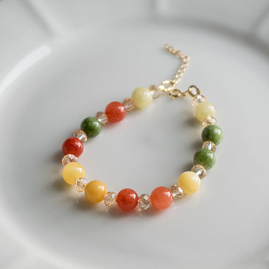 Sunset Orchard Stone Bracelet | Made in Estonia 🇪🇪