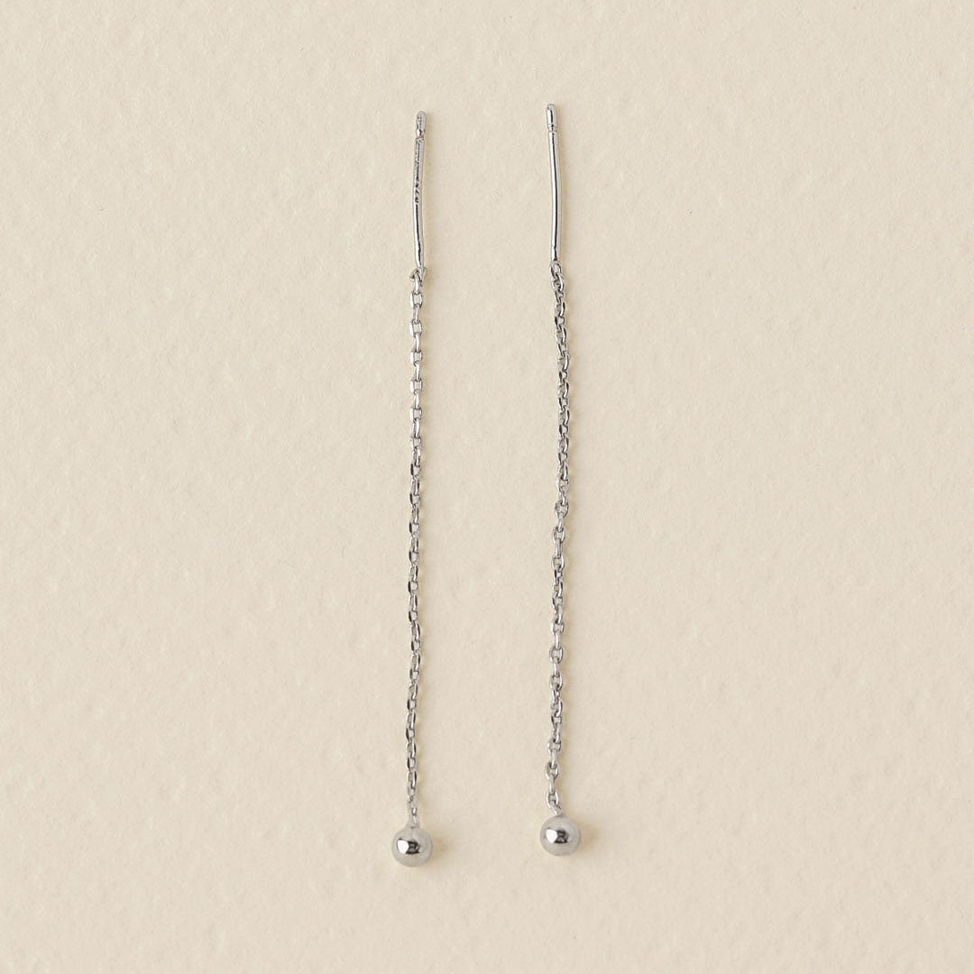 Ball Chain Threader Earrings