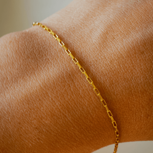 Gold-Filled Cable Chain Bracelet