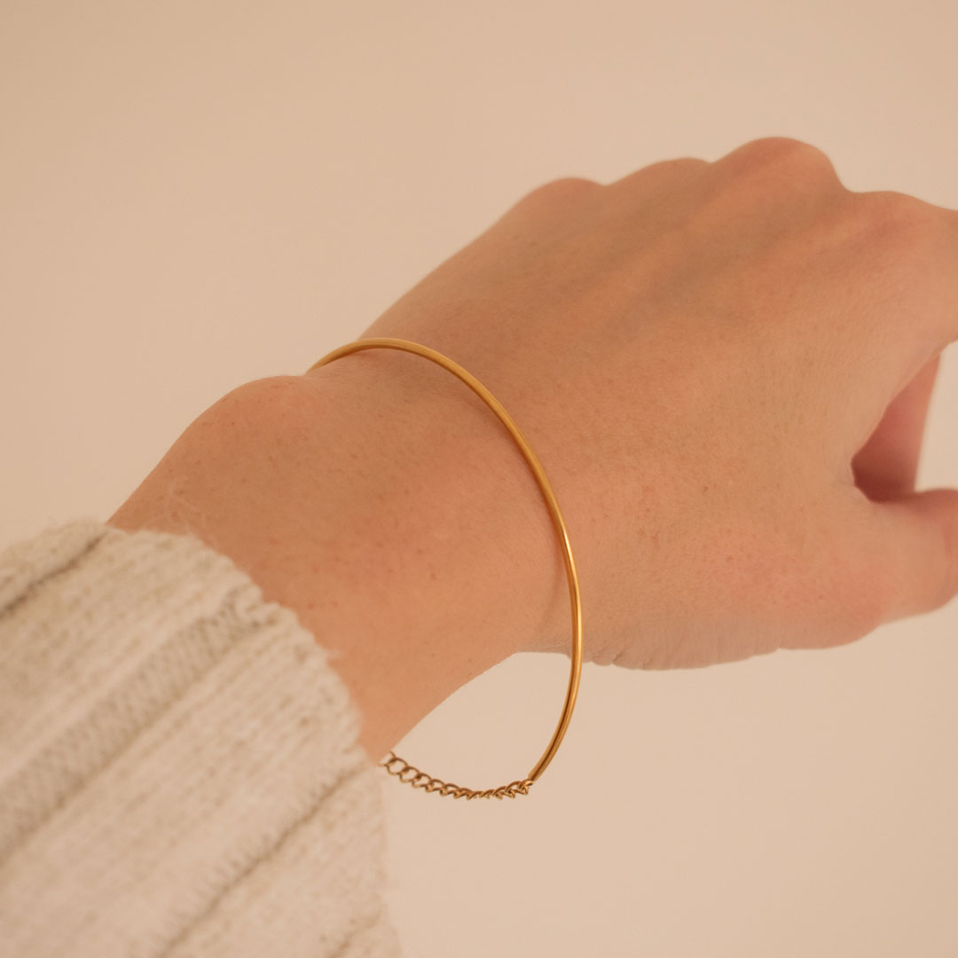 Thin Chain Bangle
