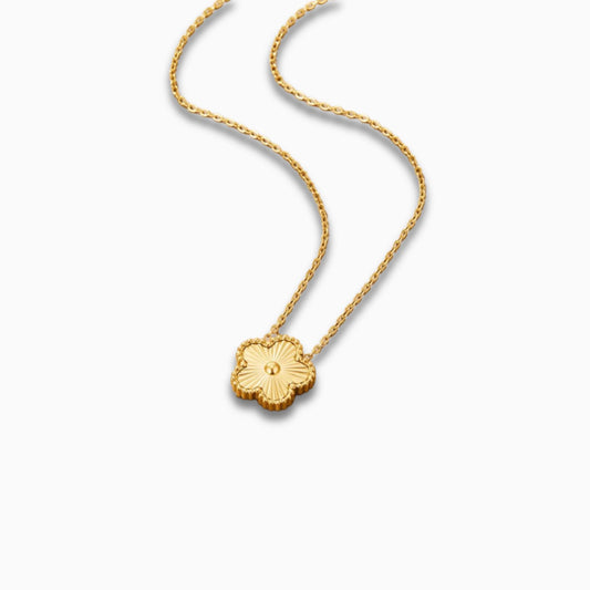 Gold-plated Clover Necklace
