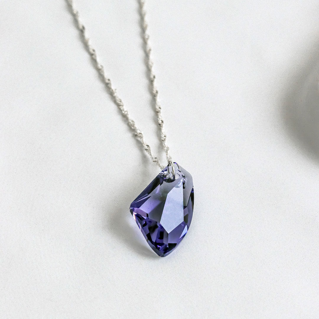 Purple Crystal Necklace | Made in Estonia 🇪🇪