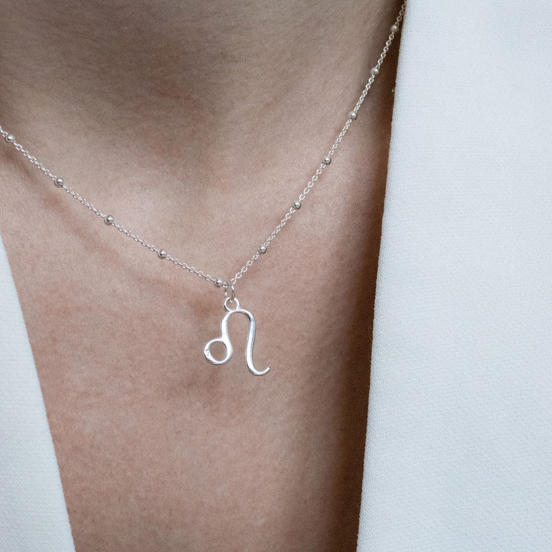 Leo | Sterling Silver Zodiac Necklace | Made in Estonia 🇪🇪