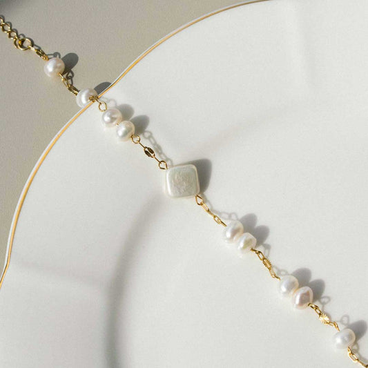 Pearl Rhombus Bracelet