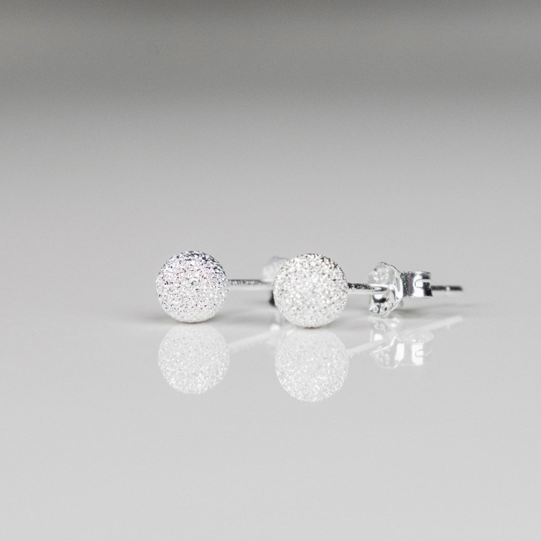 Frosted Ball Studs