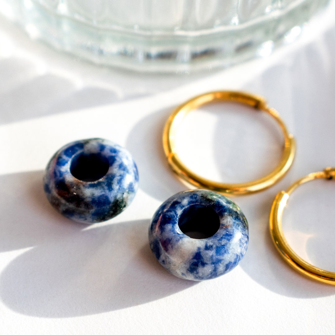 Donut Hoops | Blue Dot Jasper