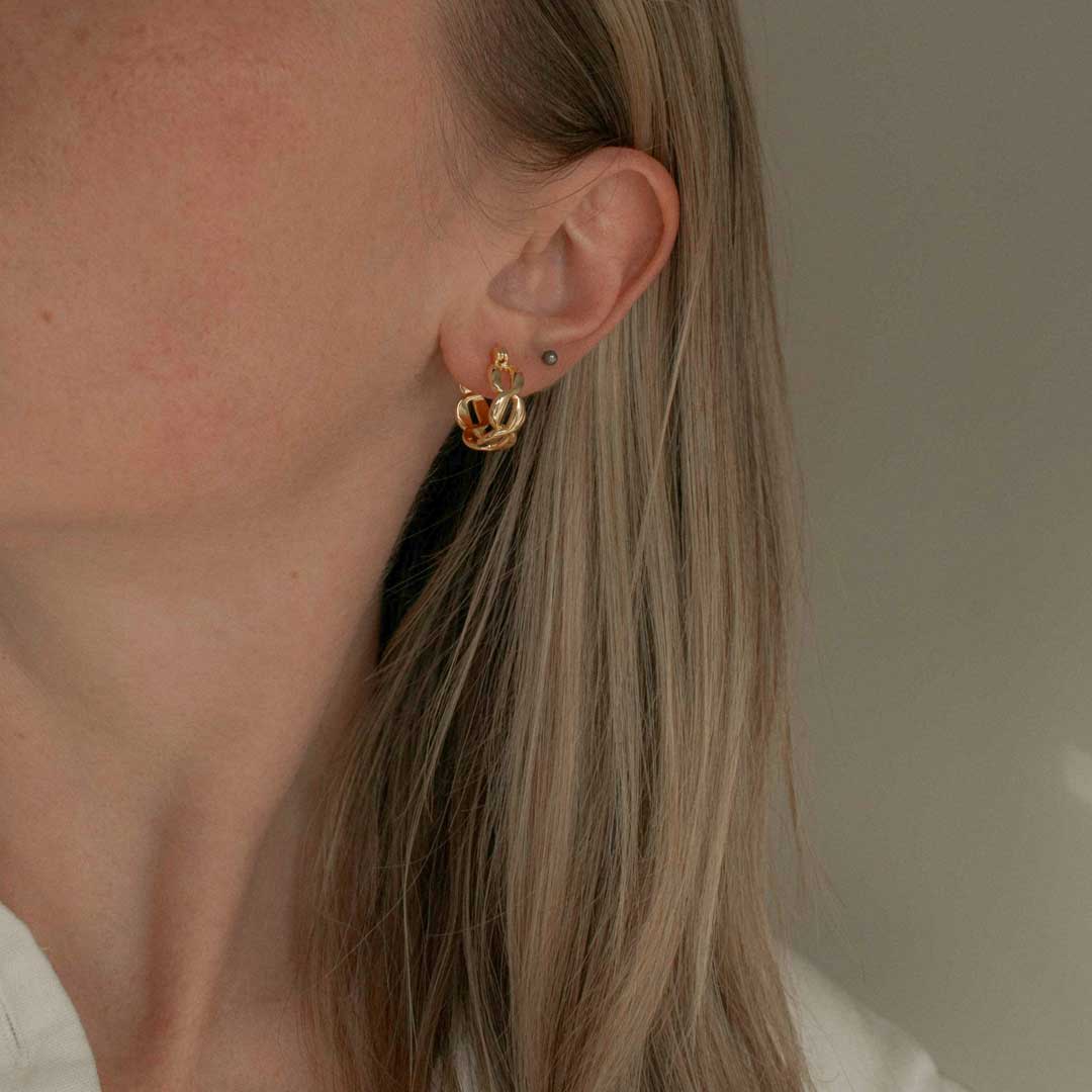 Twisted Link Hoops