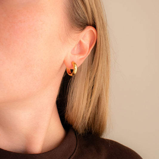 Tunnel Hoop Earrings