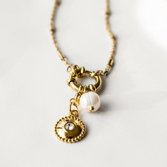 Sailor Clasp Charm Necklace