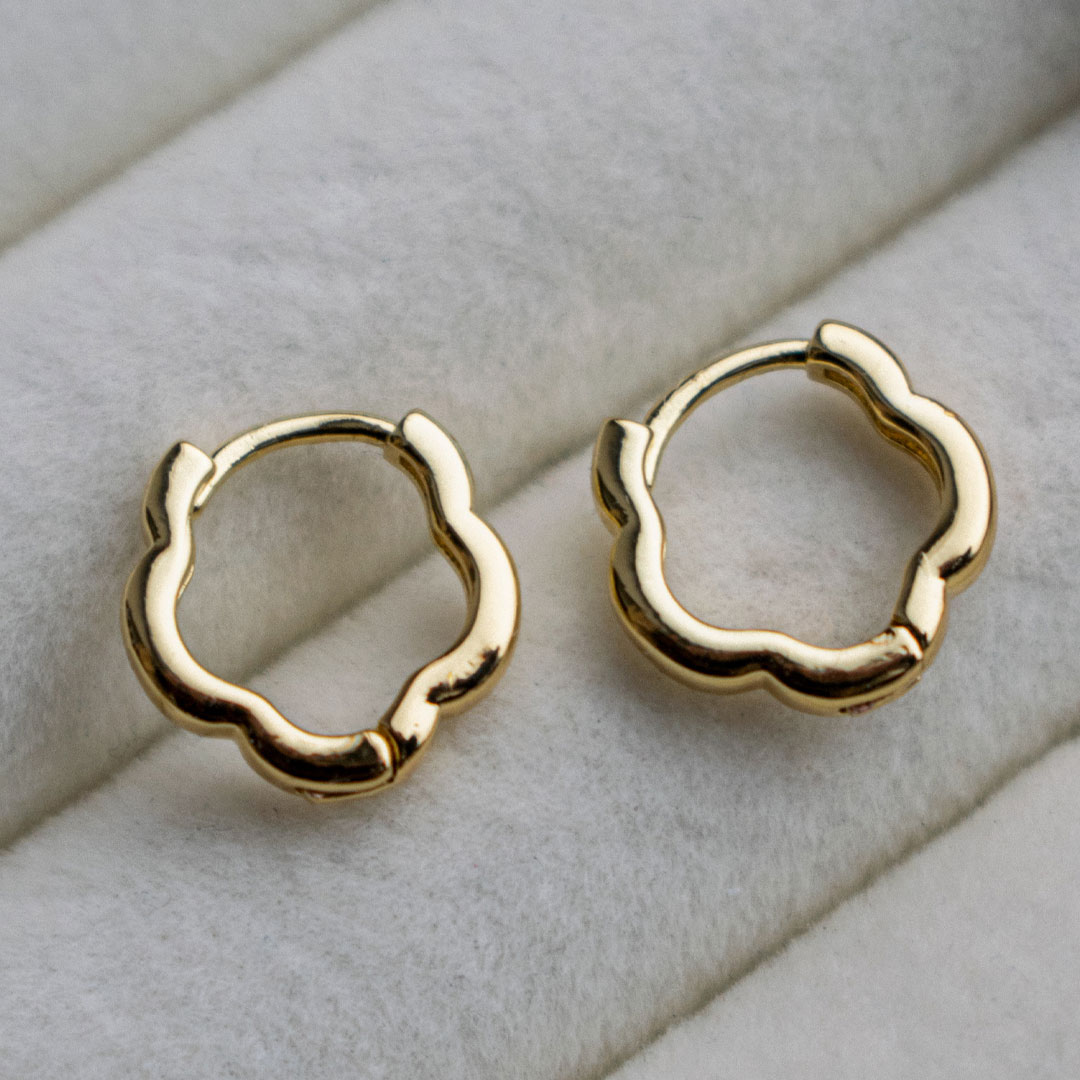 Flower Geometric Earrings