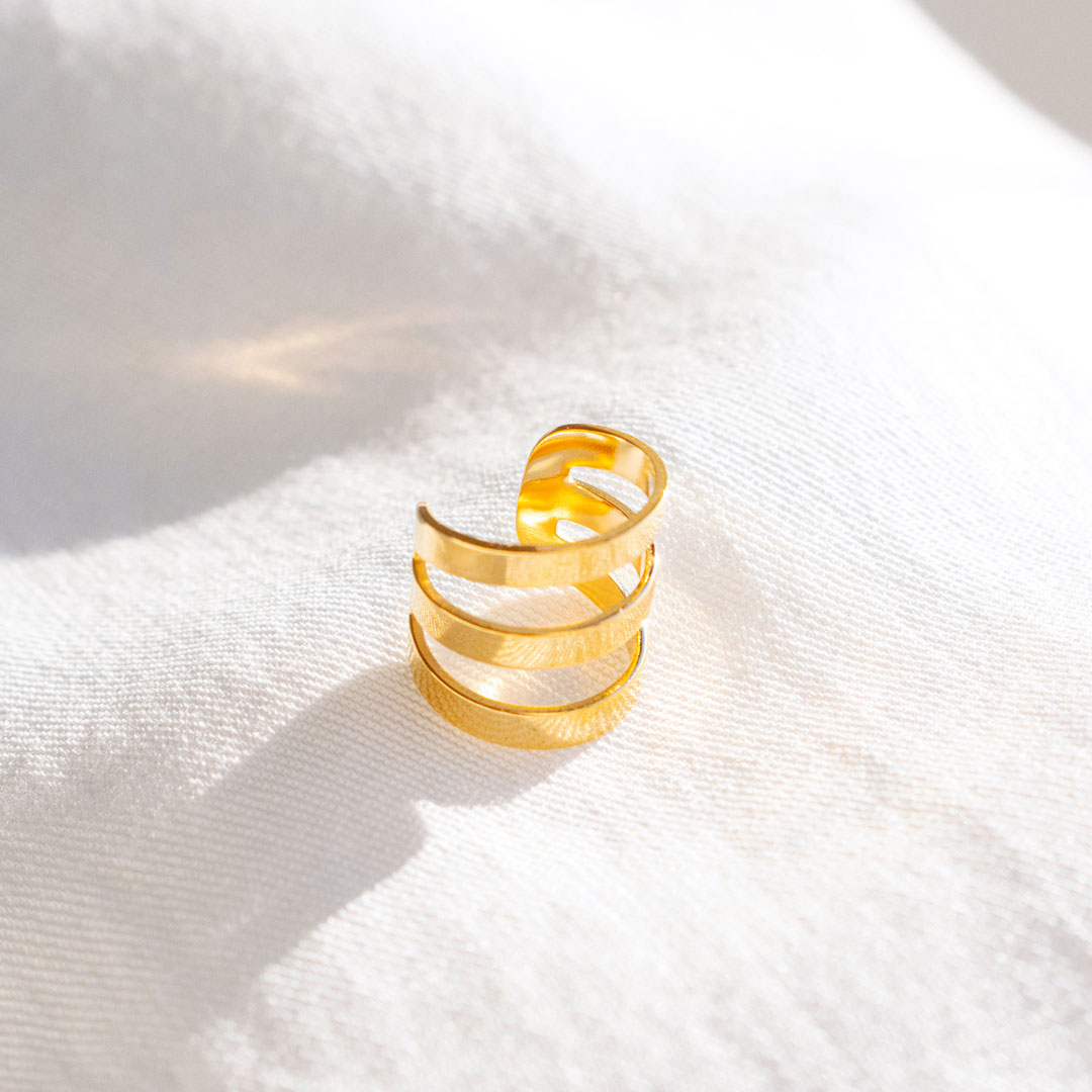 Spiral Band Ear Cuff