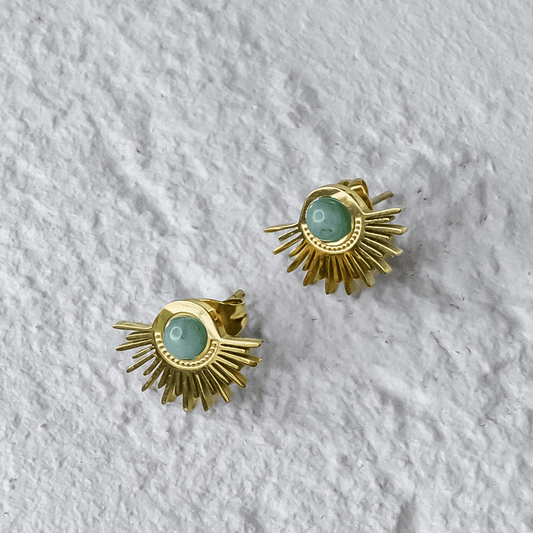 Gala Jewell Half-Sun Stud Earrings 🇺🇦