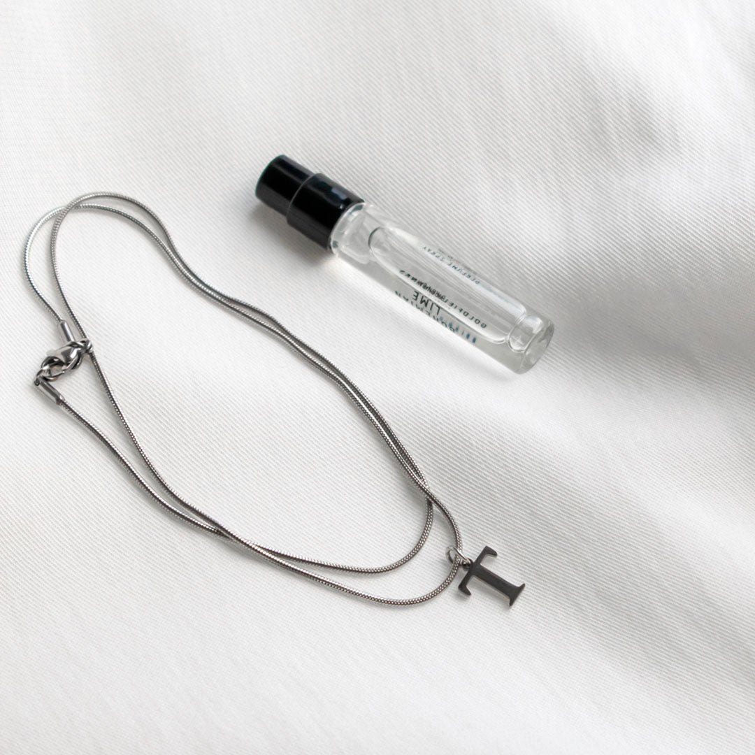 Letter "T" Charm Necklace