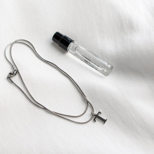 Letter "T" Charm Necklace