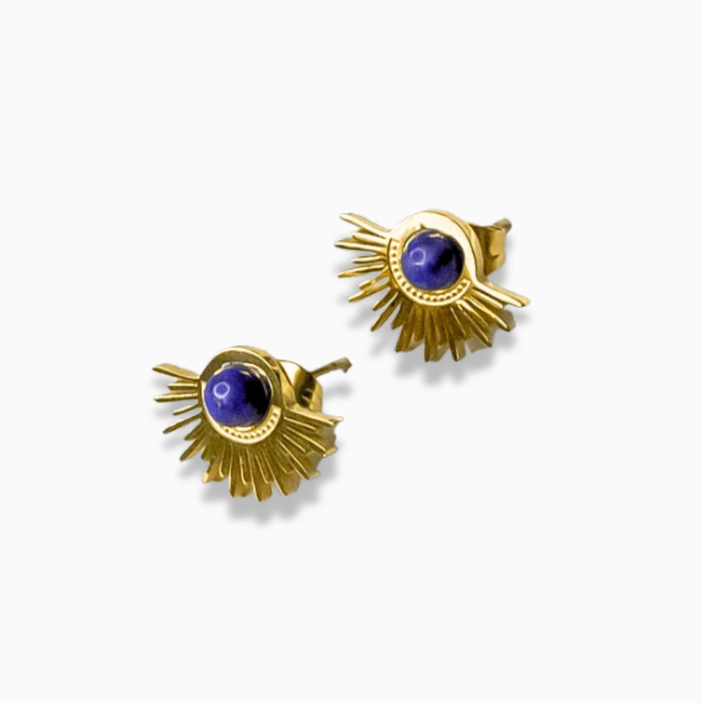 Half-Sun Stud Earrings