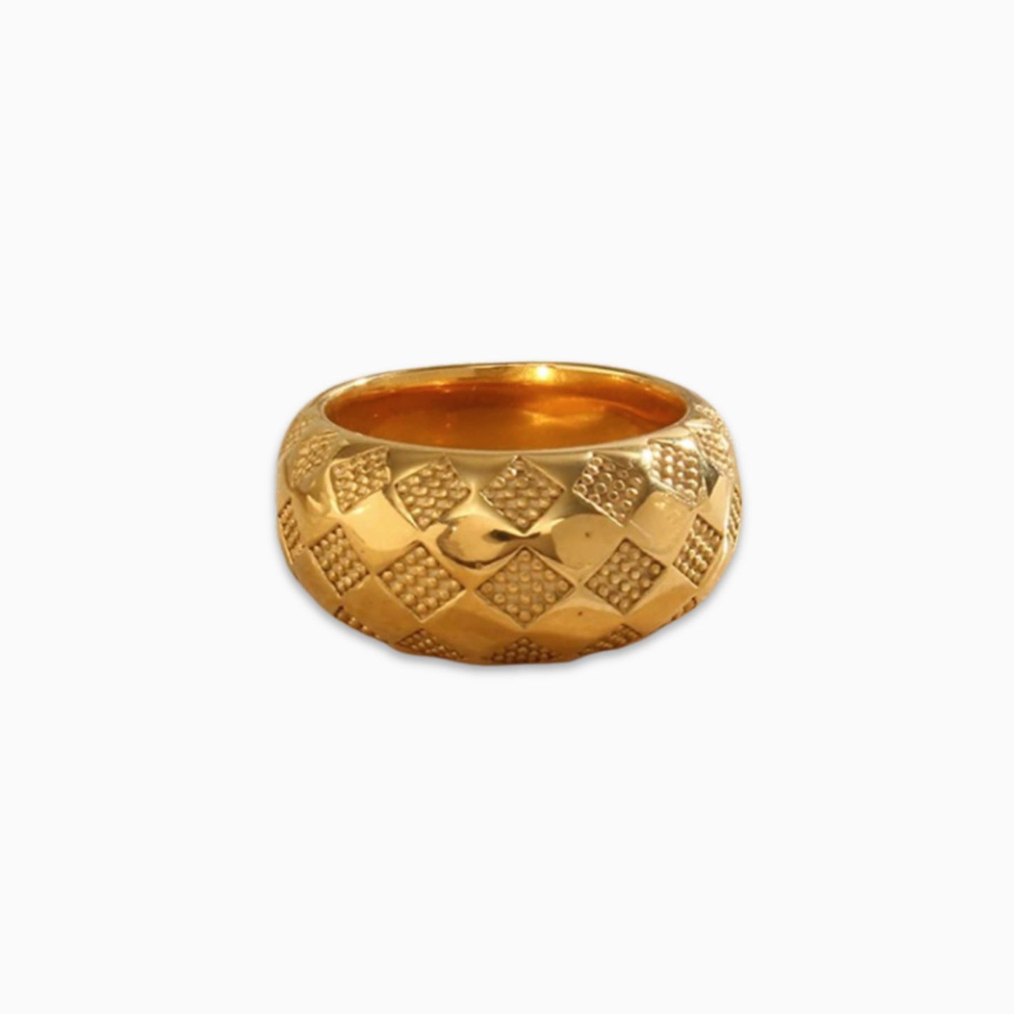 Bold Round Cocktail Ring