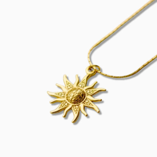 Sterling Silver Sun Necklace
