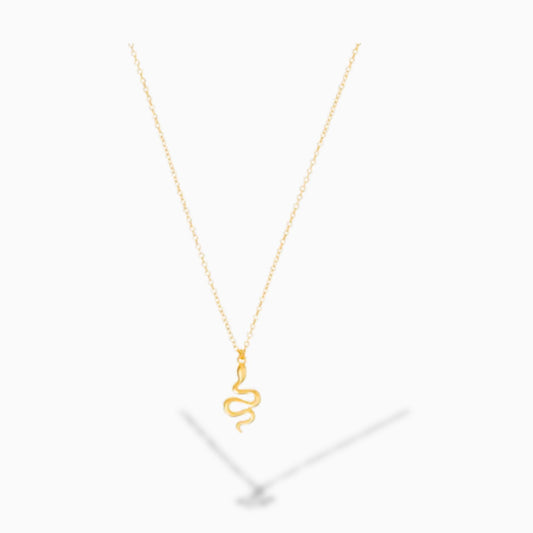 Snake Charm Necklace