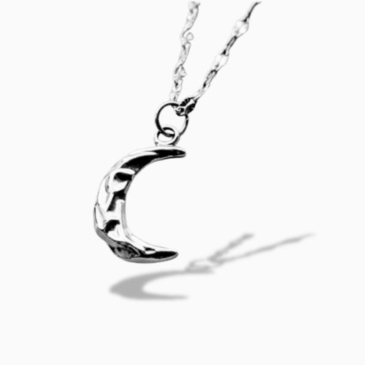 Stainless Steel Moon Necklace