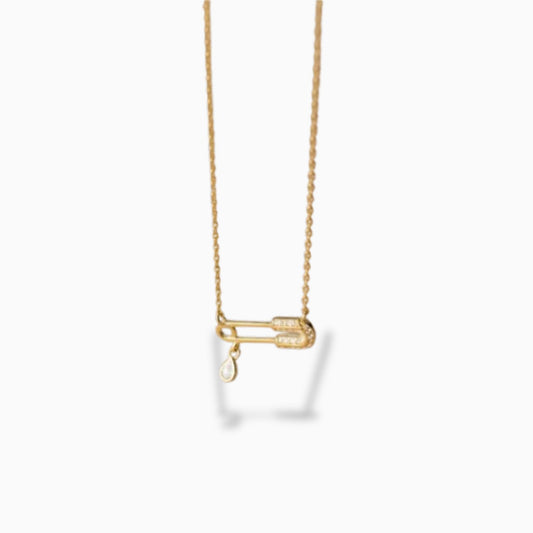Safety Pin Necklace