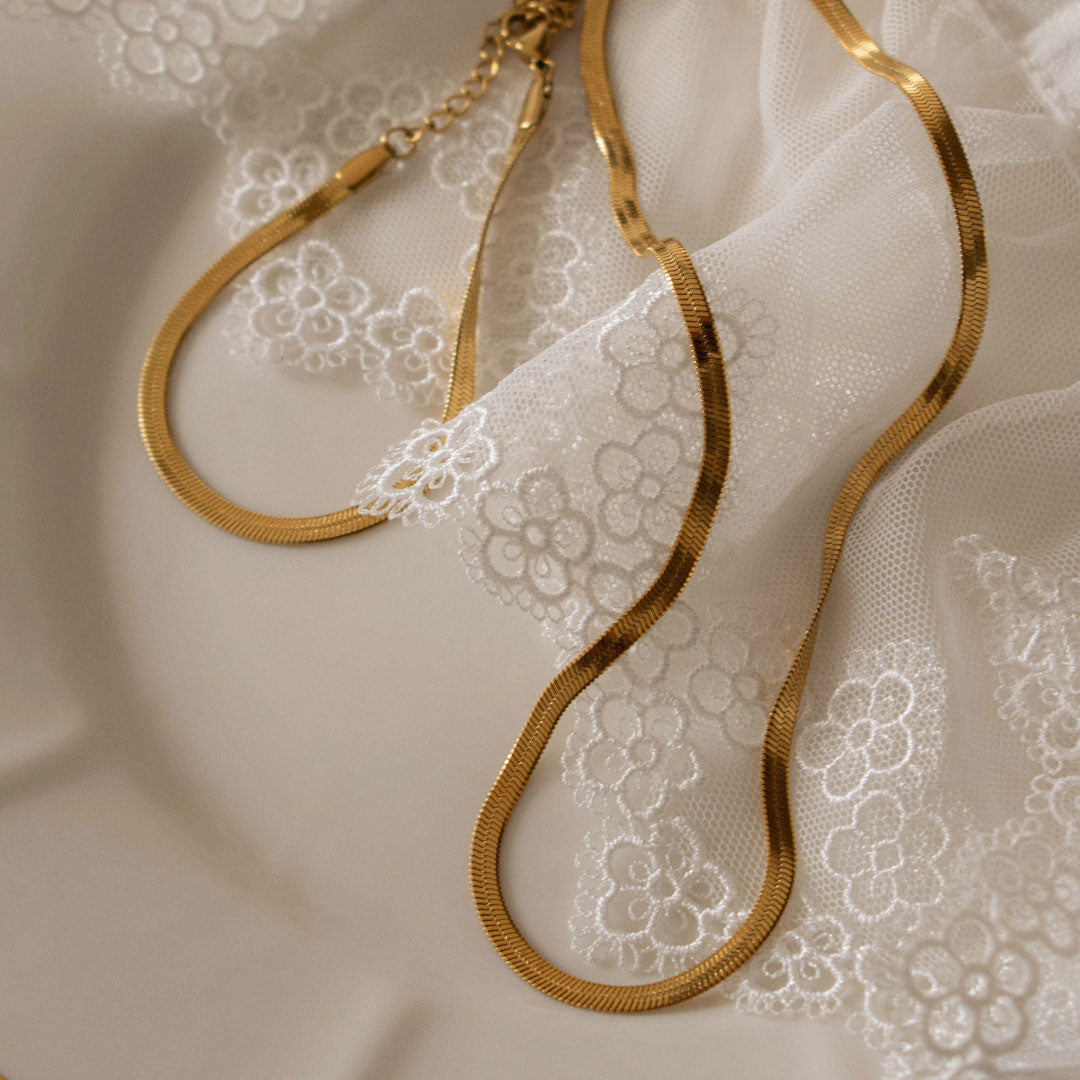 Snake Chain Set - Gold-Plated