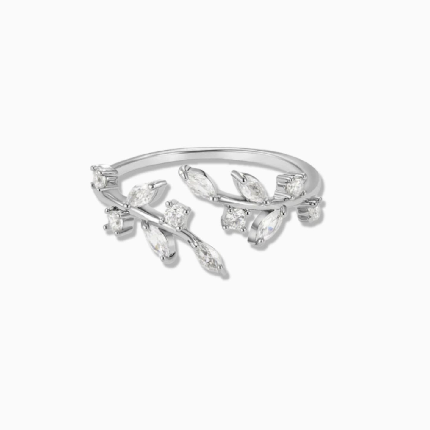 Adjustable Leaves Ring