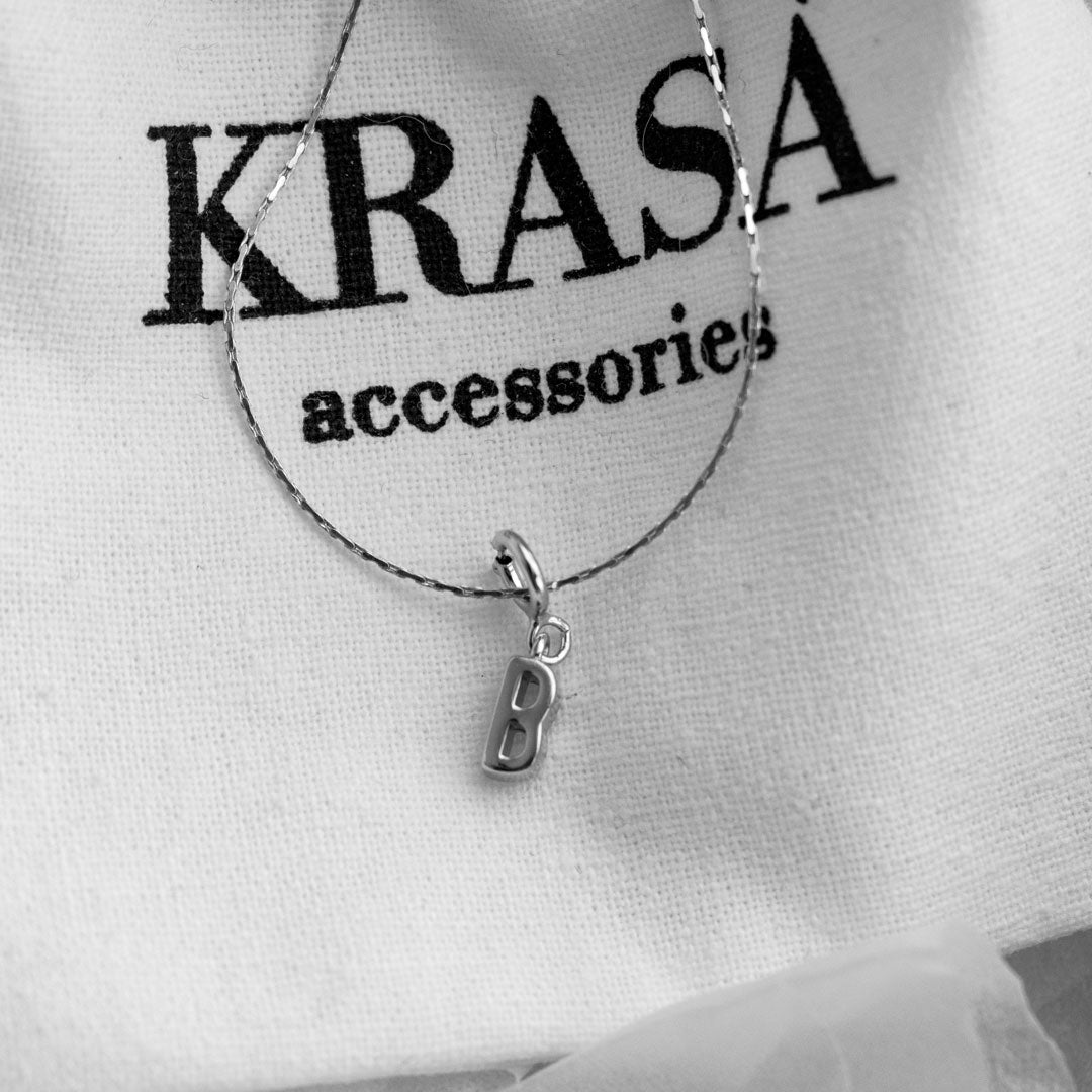 Letter "B" Charm Necklace