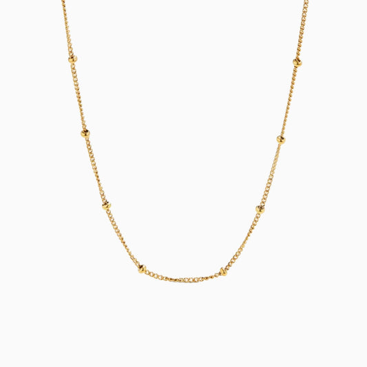 Gold Bead Necklace