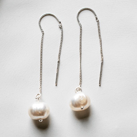 White Pearl Pendant Drops | Made in Estonia 🇪🇪