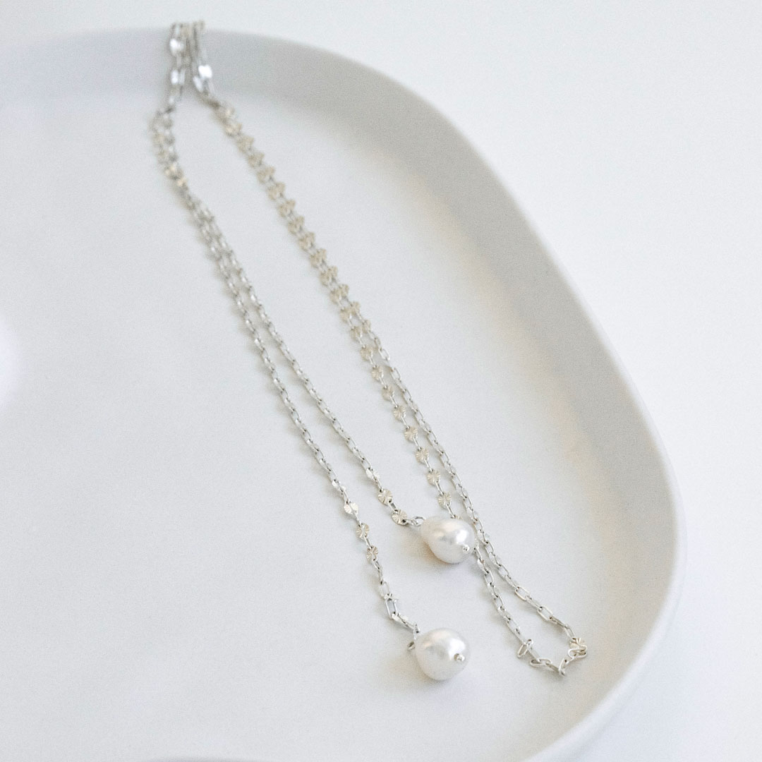 Silver Lariat Necklace | Made in Estonia 🇪🇪