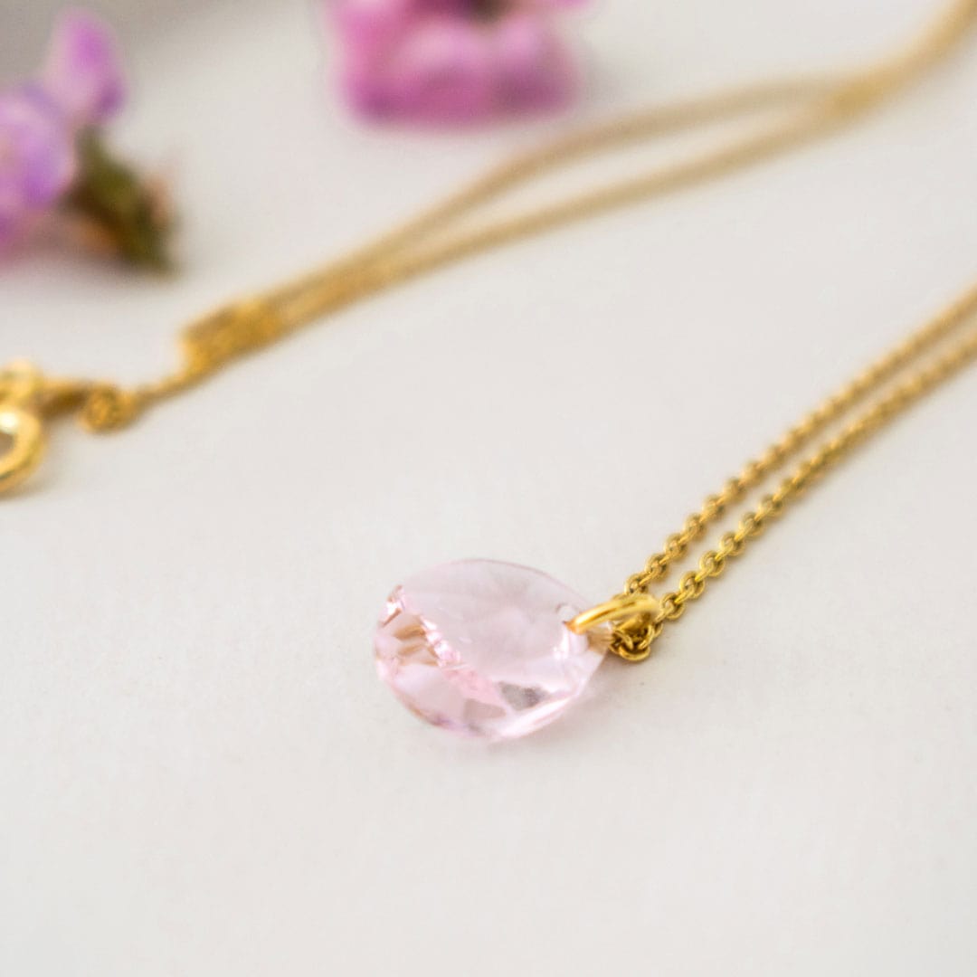 Crystal Teardrop Choker