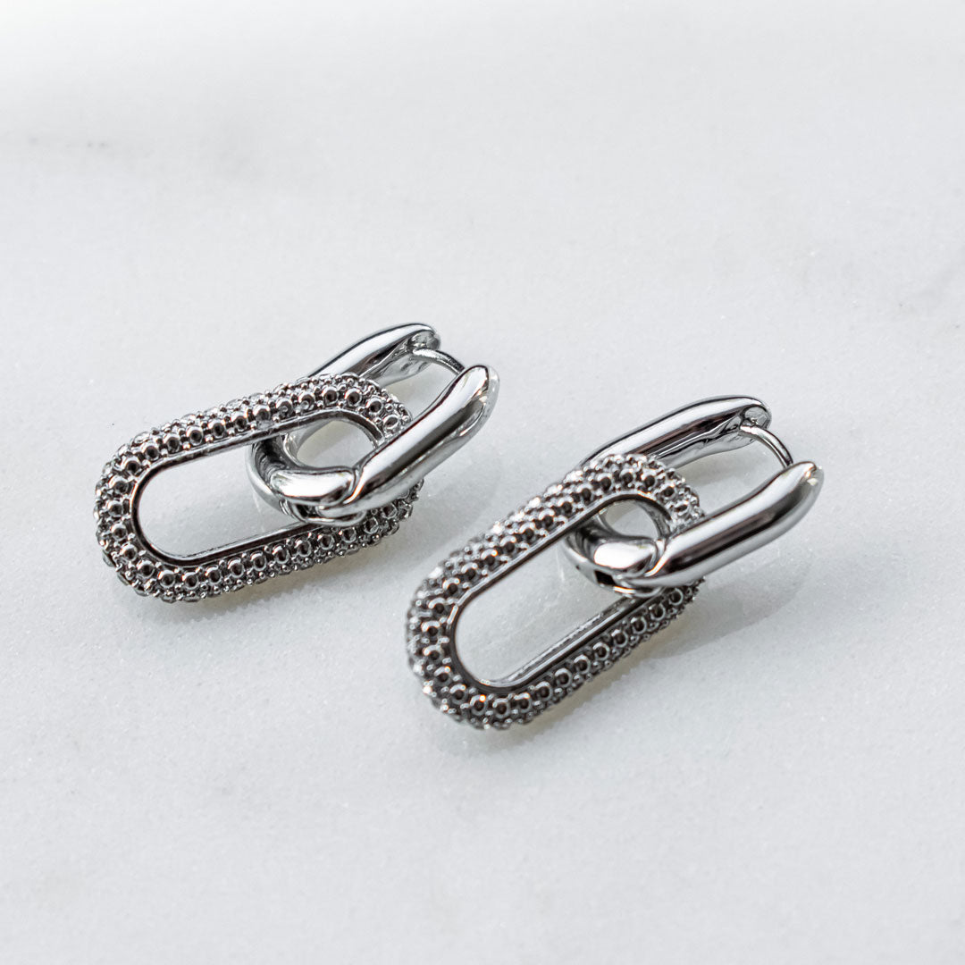 Rectangular Pendant Earrings