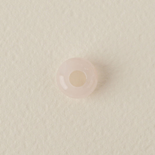 Rose Quartz Donut Bead