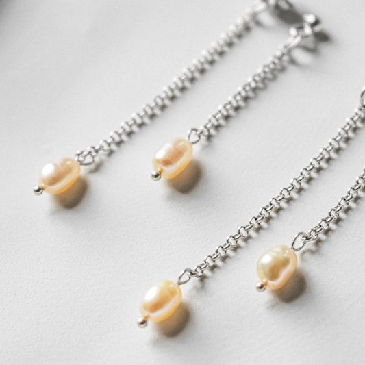 Pink Pearl Pendant Drops | Made in Estonia 🇪🇪