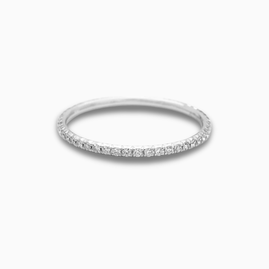 Full Pave Sparkly Skinny Ring