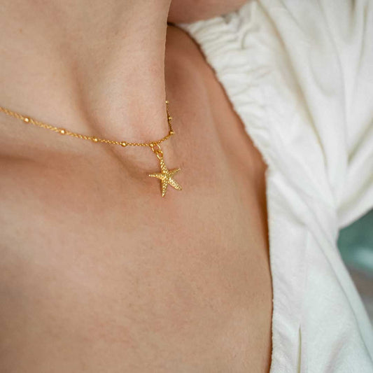 Starfish Sterling Silver Necklace