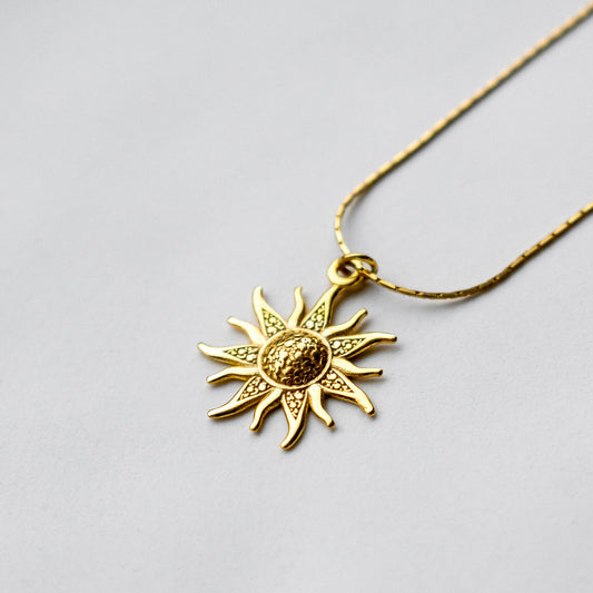 Sterling Silver Sun Necklace