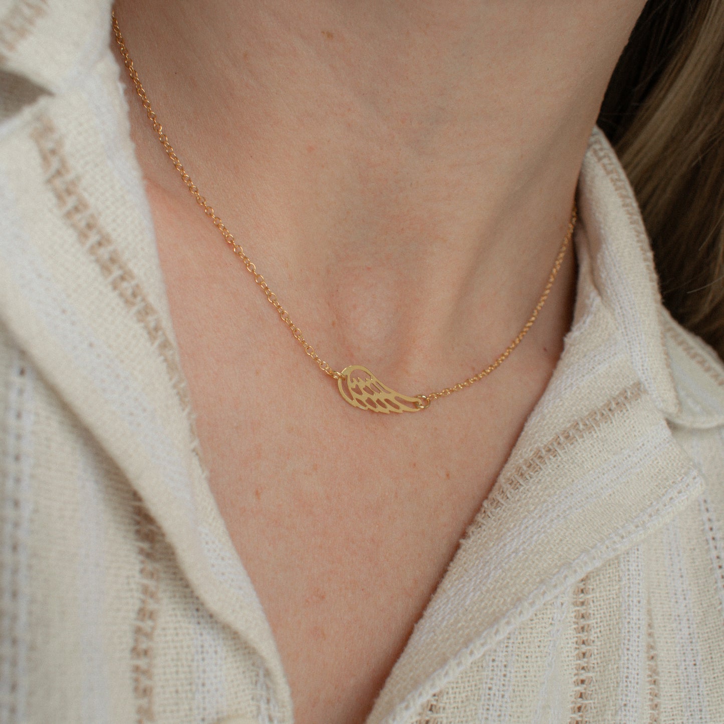Sterling Silver Wing necklace