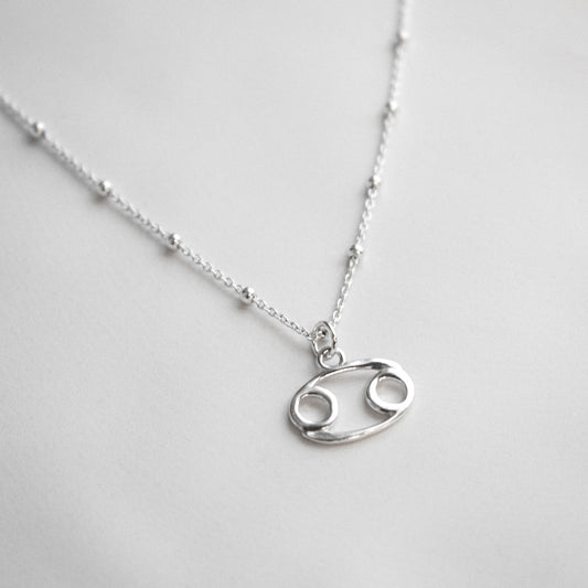 Cancer | Sterling Silver Zodiac Necklace | Made in Estonia 🇪🇪