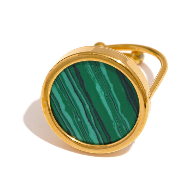 Кольцо Malachite с регулируемым размером