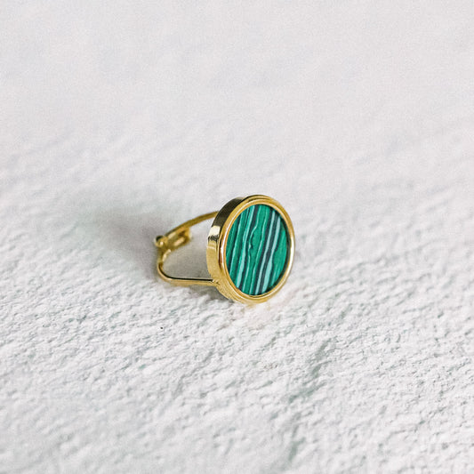 Malachite Adjustable Ring